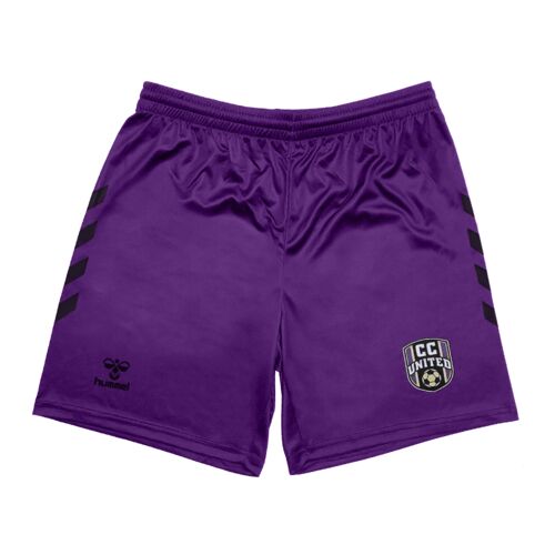 Women's CC United Purple Shorts Thumbnail