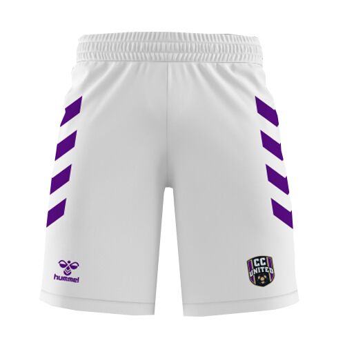 Women's CC United White Shorts Thumbnail